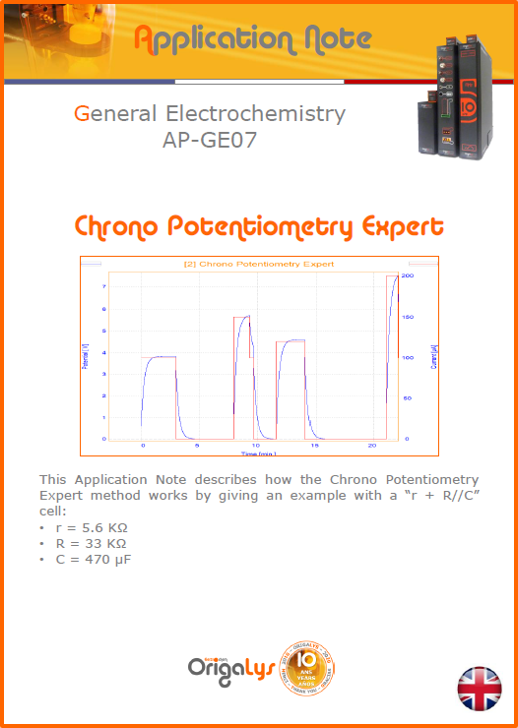 chrono potentiometry expert application note