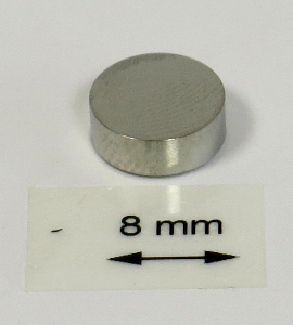 OrigaTip - 316L Sample Pellet ø8x3