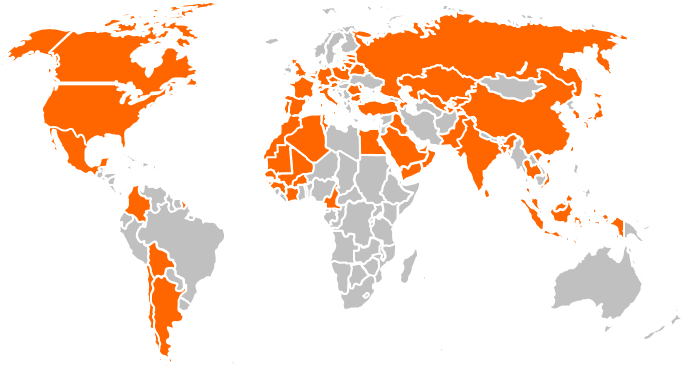 Origalys ElectroChemistry Distributor Network in Europe