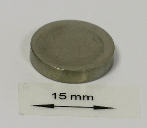 OrigaTip - Nickel Sample Pellet ø15x3