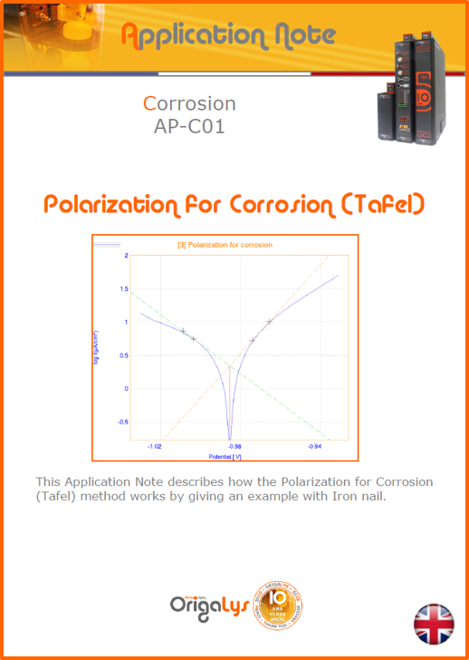 polarization for corrosion application note